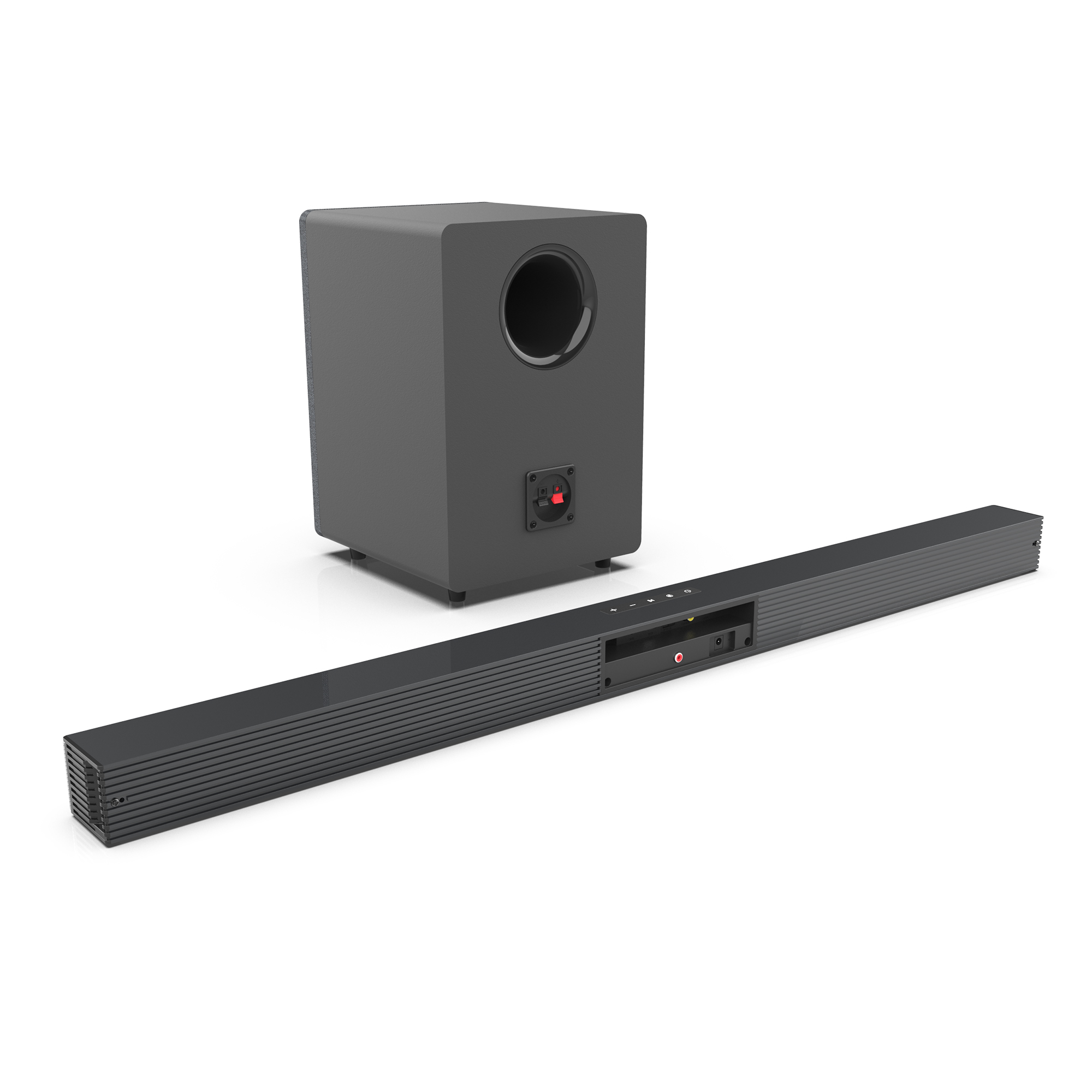 Home Cinema Gadgets - 84W TV Sound Bar with Subwoofer