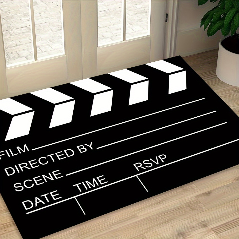 Home Cinema Gadgets - VIKAMA Film Director's Clapperboard Creative Rug