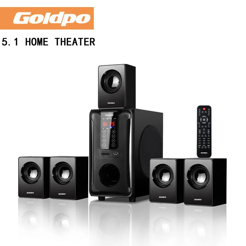 Home Cinema With Wireless Rear Speakers - 5.1 Floor-Standing Multimedia Sound Box Home