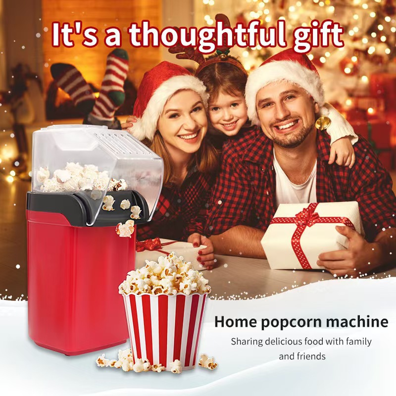 Popcorn Machine Home - Hot Air Popcorn Maker Mini Electric
