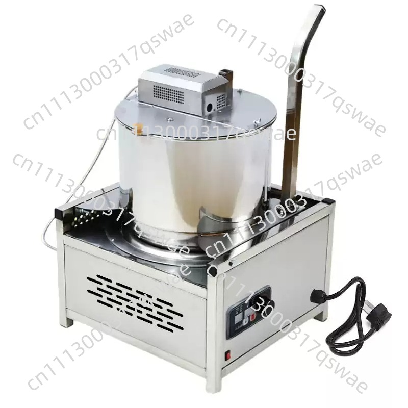 Popcorn Machine Home - Vertical Electric Popcorn Machine, Stainless Steel