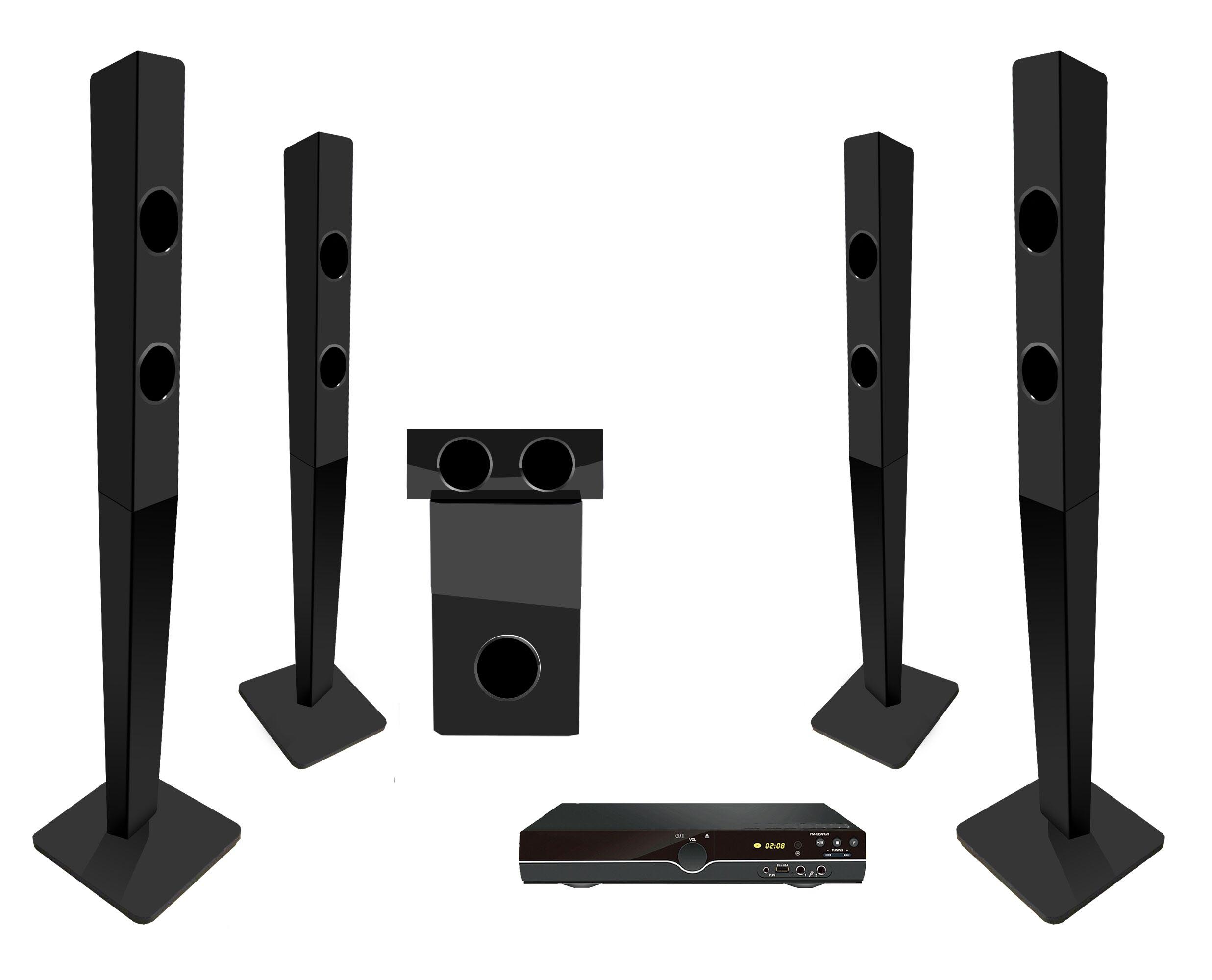 2025 Newest 5.1ch Speakers Hom - Home Cinema With Wireless Rear Speakers recension och pris