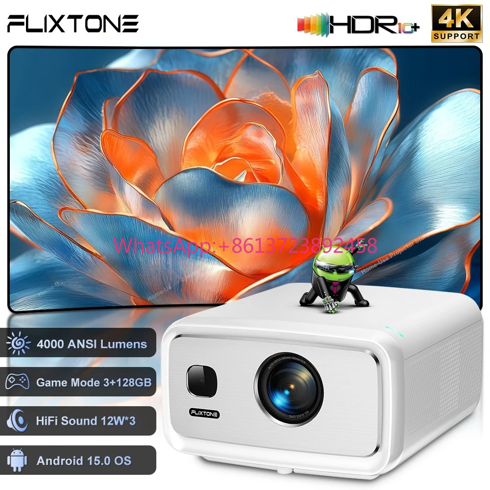FlixTone D10S 4000 ANSI Full H - Home Cinema Outdoor recension och pris