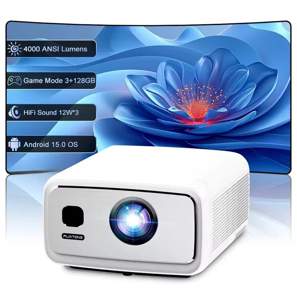FlixTone D10S 4000 ANSI Full H - Home Cinema Outdoor recension och pris