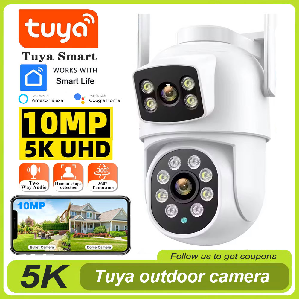 Tuya 4K 8MP Wifi Camera PTZ Ou - Home Cinema Outdoor recension och pris