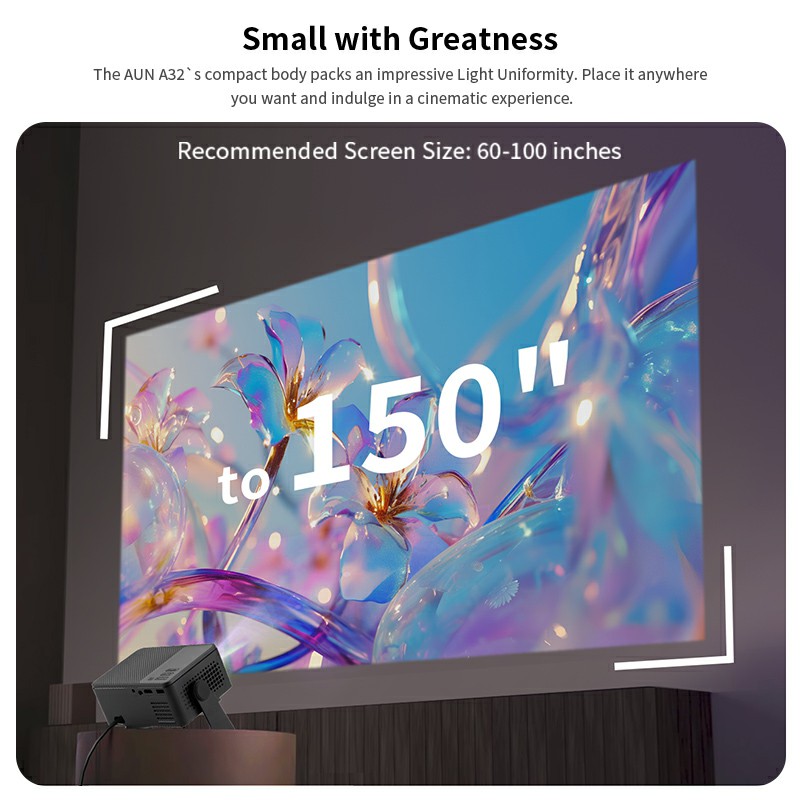 AUN A32 Pro Android 13 Project - Home Cinema Gadgets recension och pris