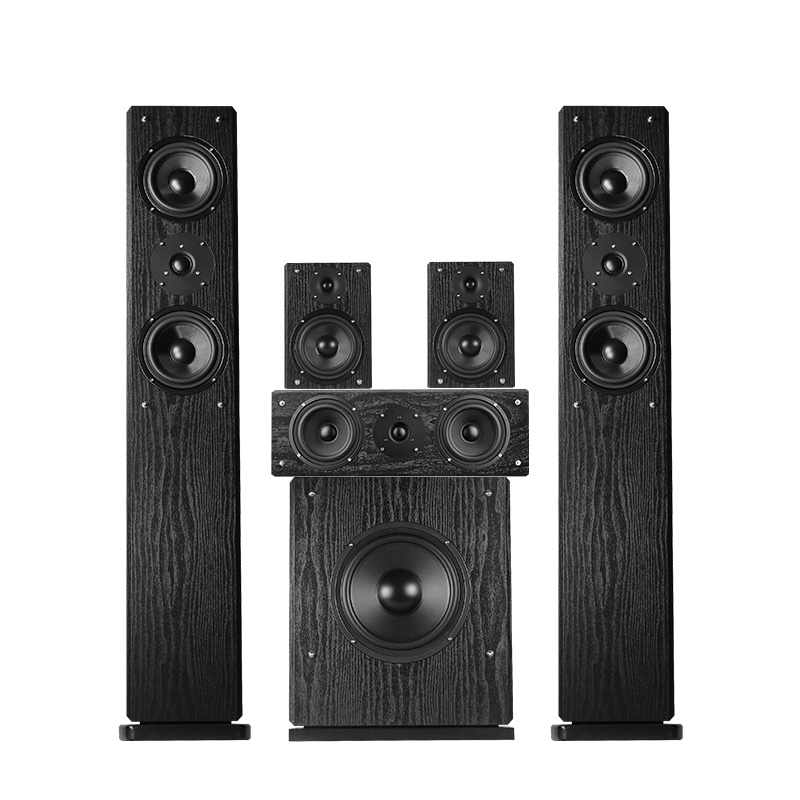 New Product 5.1ch Wooden Home  - Home Cinema With Wireless Rear Speakers recension och pris