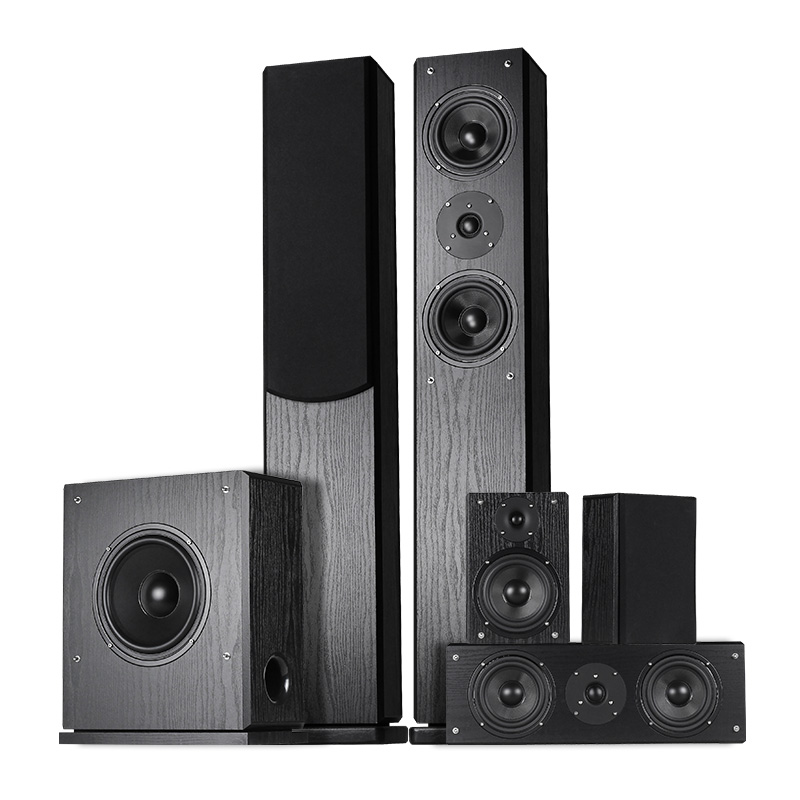 New Product 5.1ch Wooden Home  - Home Cinema With Wireless Rear Speakers recension och pris