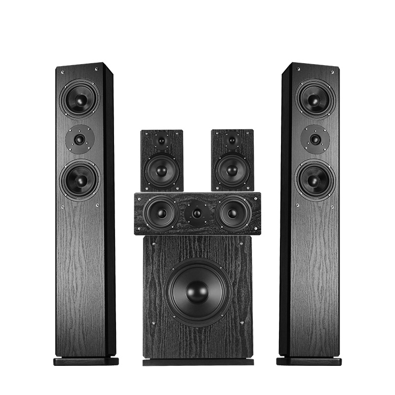 New Product 5.1ch Wooden Home  - Home Cinema With Wireless Rear Speakers recension och pris