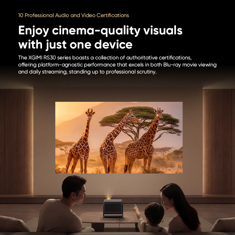 XGIMI RS30 Ultra 4K Laser Proj - Home Cinema Kardon Harman recension och pris