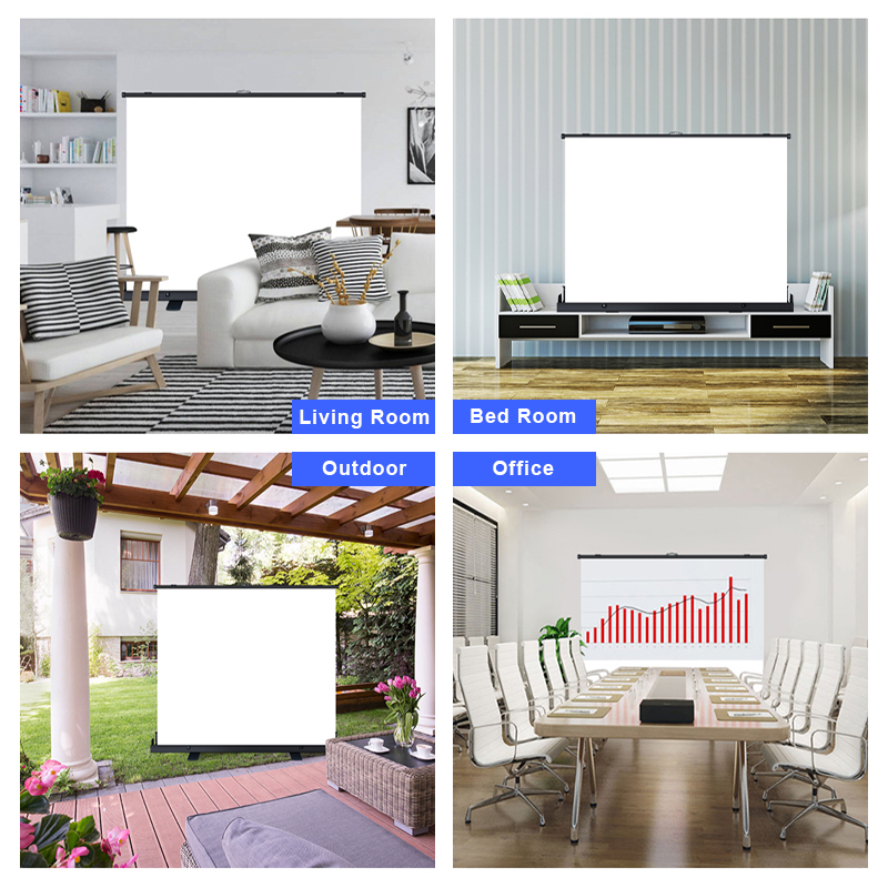 Portable Projector Screen Pull - Home Cinema Outdoor recension och pris