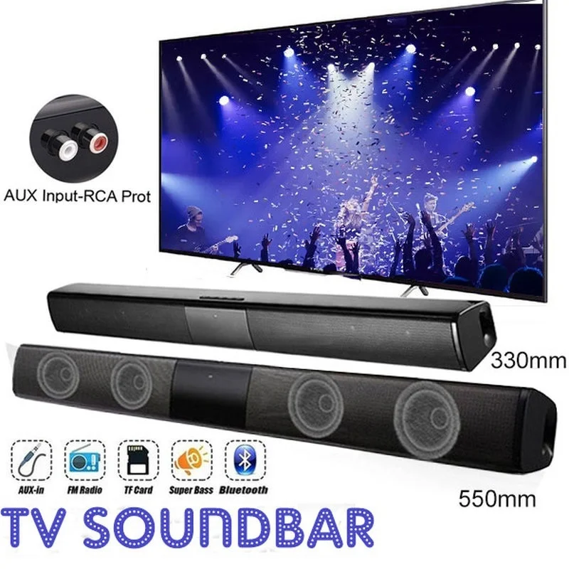 40W High Power Soundbar for TV - Home Cinema With Wireless Rear Speakers recension och pris