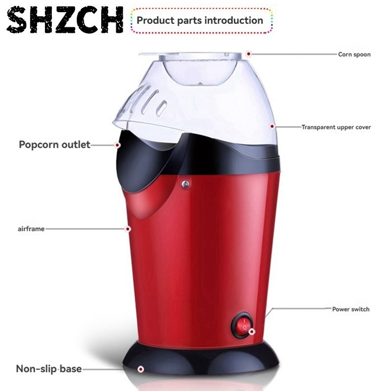 1200W Hot Air Popcorn Machine  - Popcorn Machine Home recension och pris