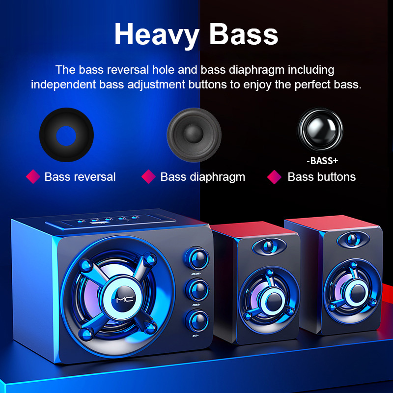 HIFI 3D Stereo Alto-falantes C - Home Cinema With Wireless Rear Speakers recension och pris