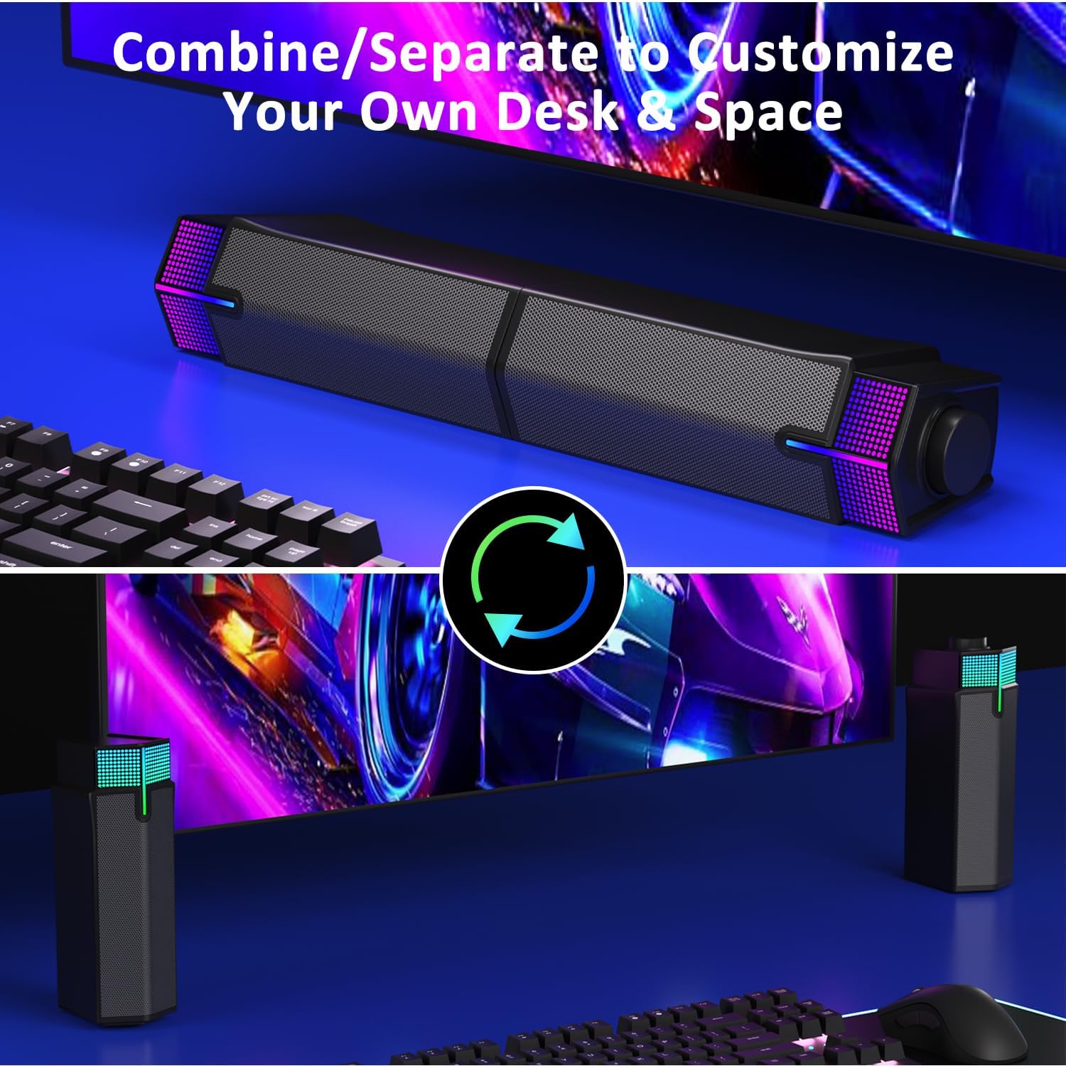 Jeecoo M20 Bluetooth Computer  - Home Cinema With Wireless Rear Speakers recension och pris