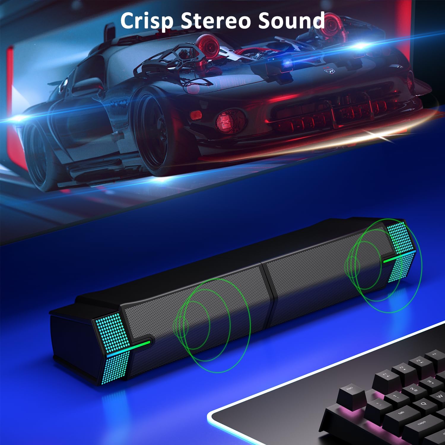 Jeecoo M20 Bluetooth Computer  - Home Cinema With Wireless Rear Speakers recension och pris