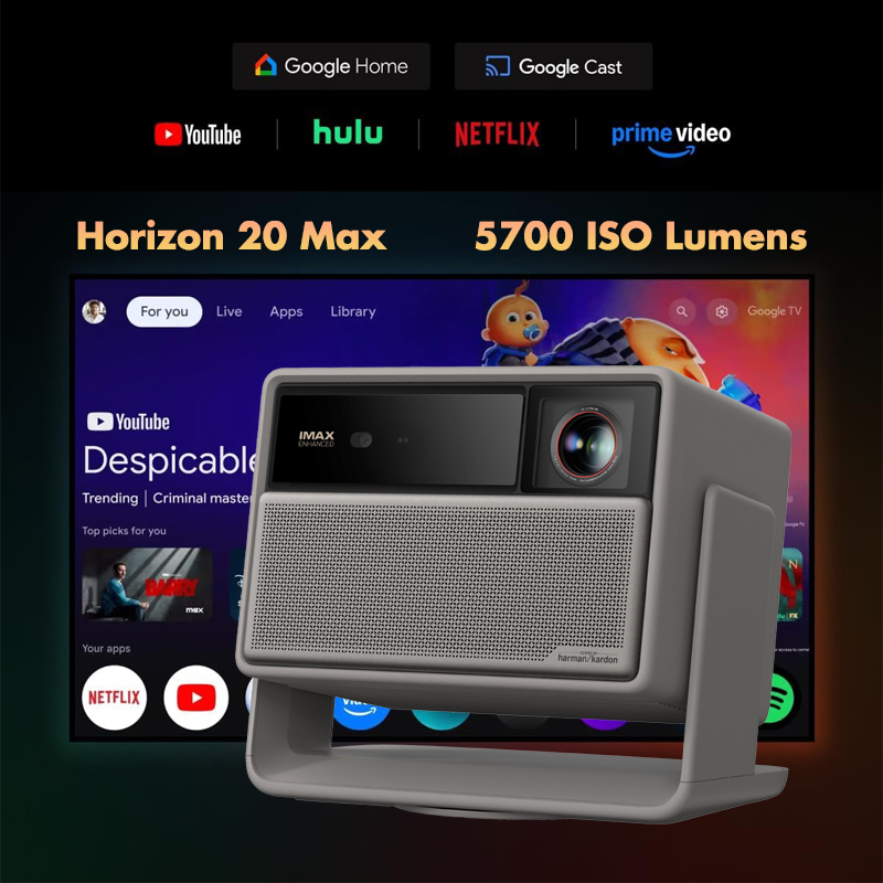 XGIMI Horizon 20 Max 8K Projec - Home Cinema Kardon Harman recension och pris