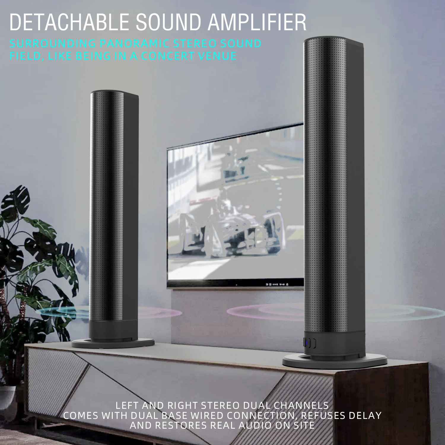 FM Soundbar TV Bluetooth Speak - Home Cinema Gadgets recension och pris