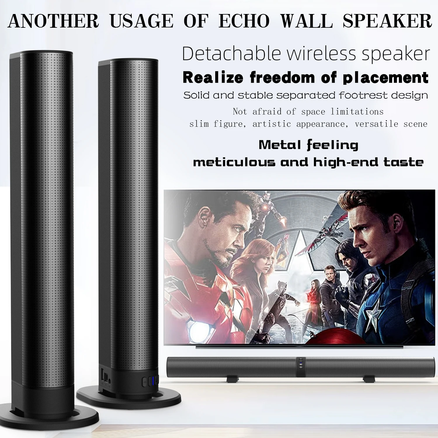 FM Soundbar TV Bluetooth Speak - Home Cinema Gadgets recension och pris